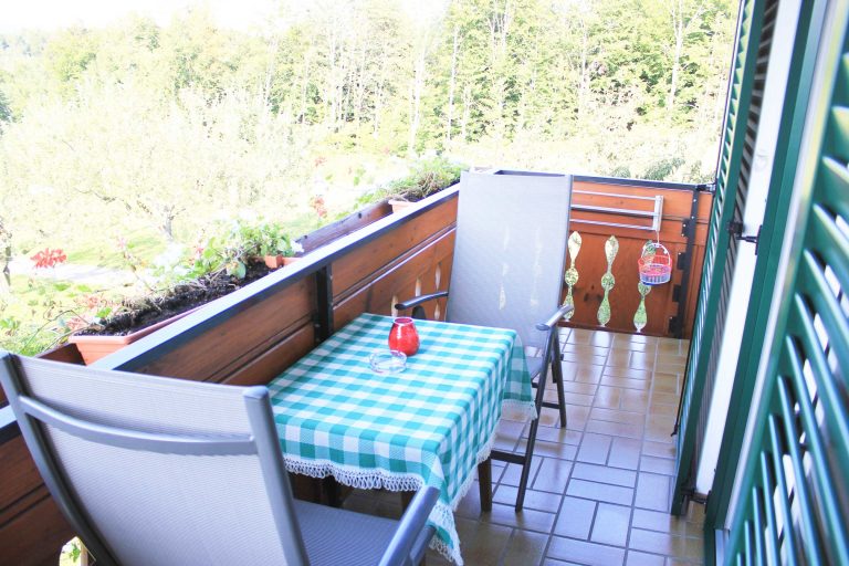 Balkon mit Aussicht