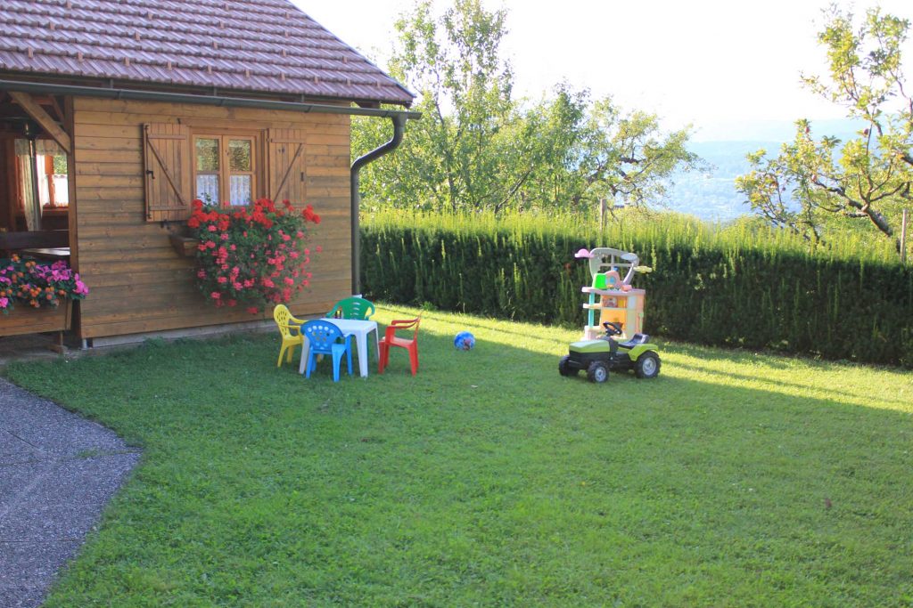 Area giochi per bambini al Kusternighof – vacanza in famiglia a Velden