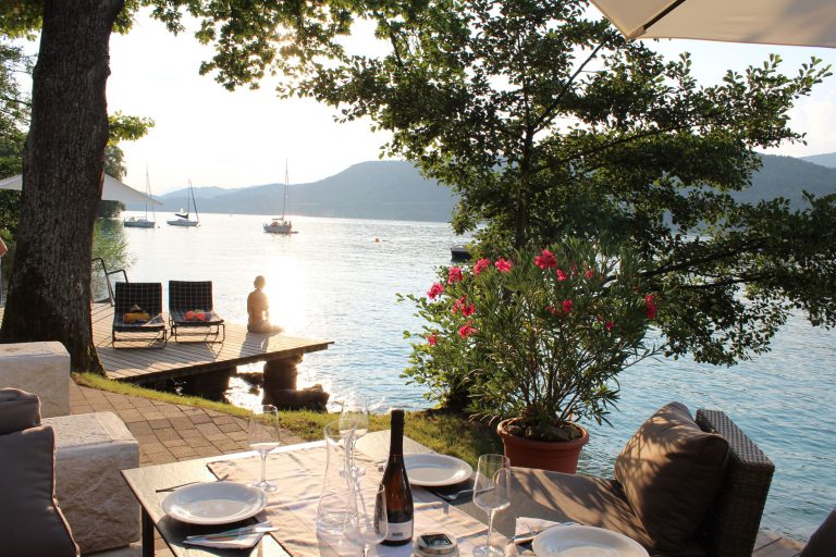 Sonnenuntergang am Wörthersee